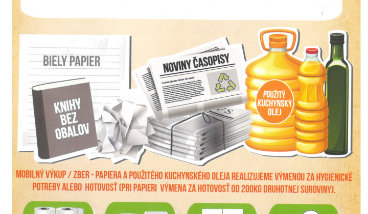 Fotka - Brantner - výkup papiera a použitého kuchynského oleja 